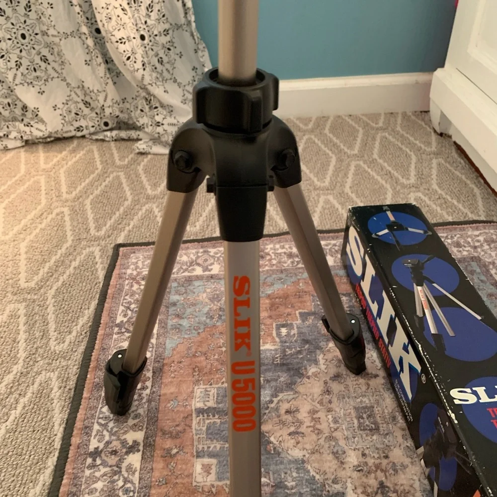 Slik U5000 Tripod - Silver and Black